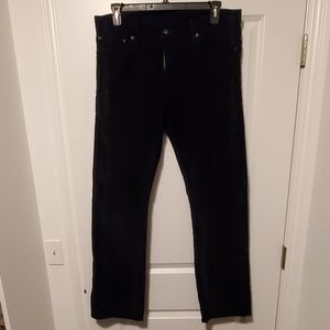 36x32 Men's navy blue corduroy pants